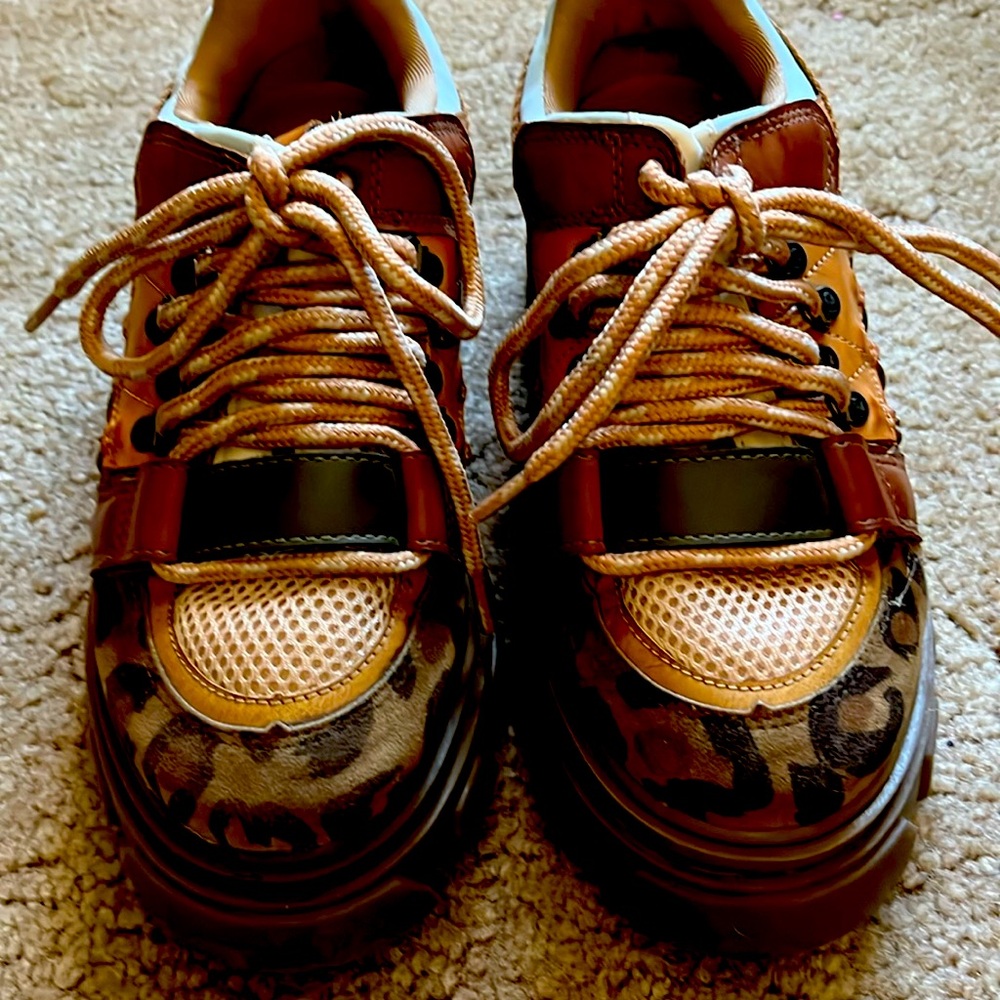Farm rio sneakers multi color leaf printing soul